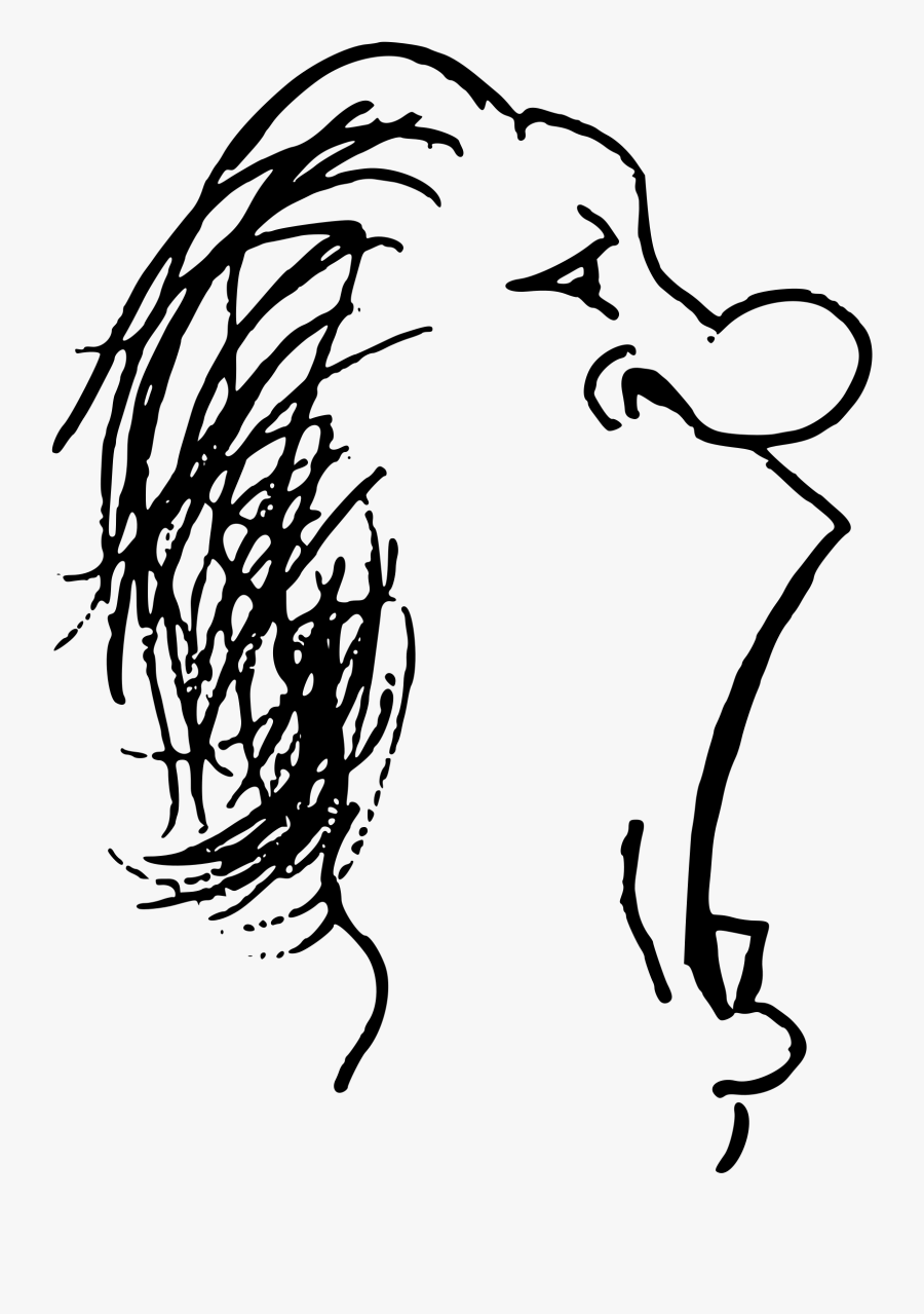 Cartoon Head2 - Person With Open Mouth Cartoon, Transparent Clipart