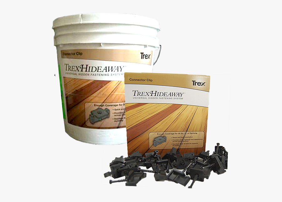 Trex Hidden Fasteners, Transparent Clipart
