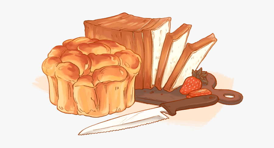 Clip Art Pastries Born In France - Bread And Pastry Clipart, Transparent Clipart