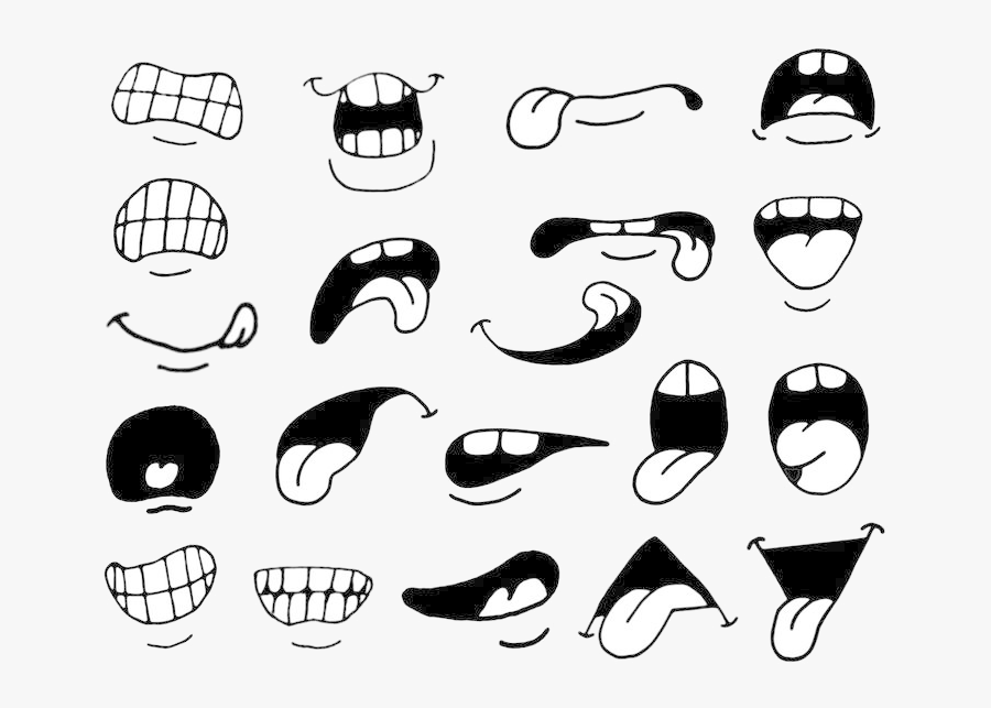 Mouth Clipart Cartoon Eyes And Images Music Transparent - Cartoon Eyes And Mouths, Transparent Clipart