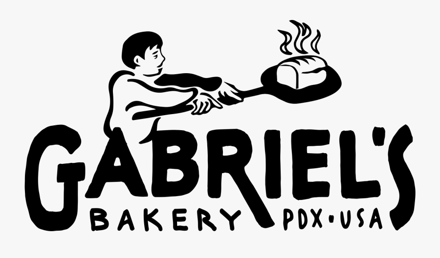 Logo For Gabriel"s Bakery - Bakery Logo Black & White, Transparent Clipart
