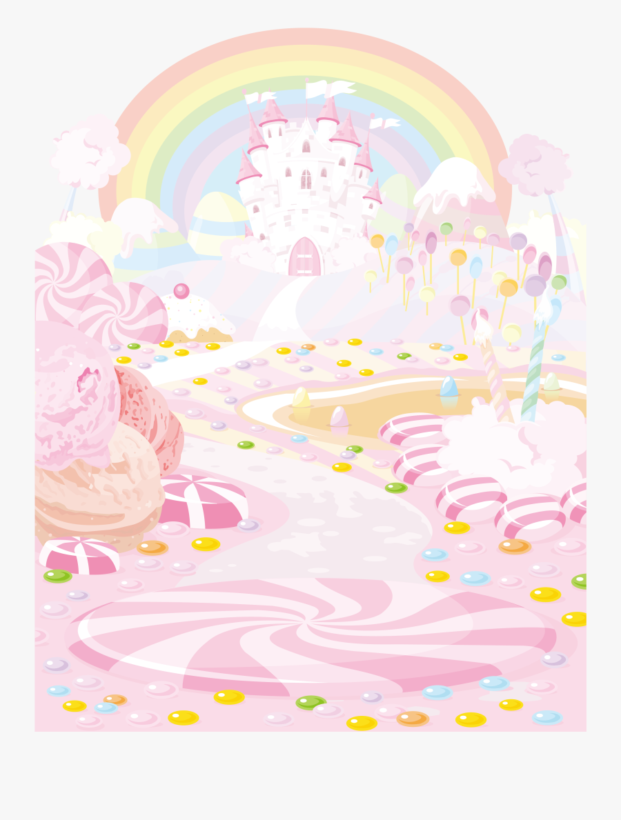 Clip Stock Desserts Clipart Lollipop - Background Candy Theme Backdrop, Transparent Clipart