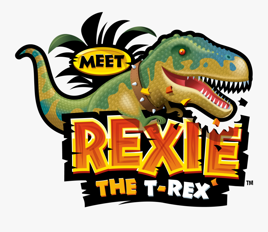 Meet Rexie The T-rex Logo - T Rex Logo, Transparent Clipart