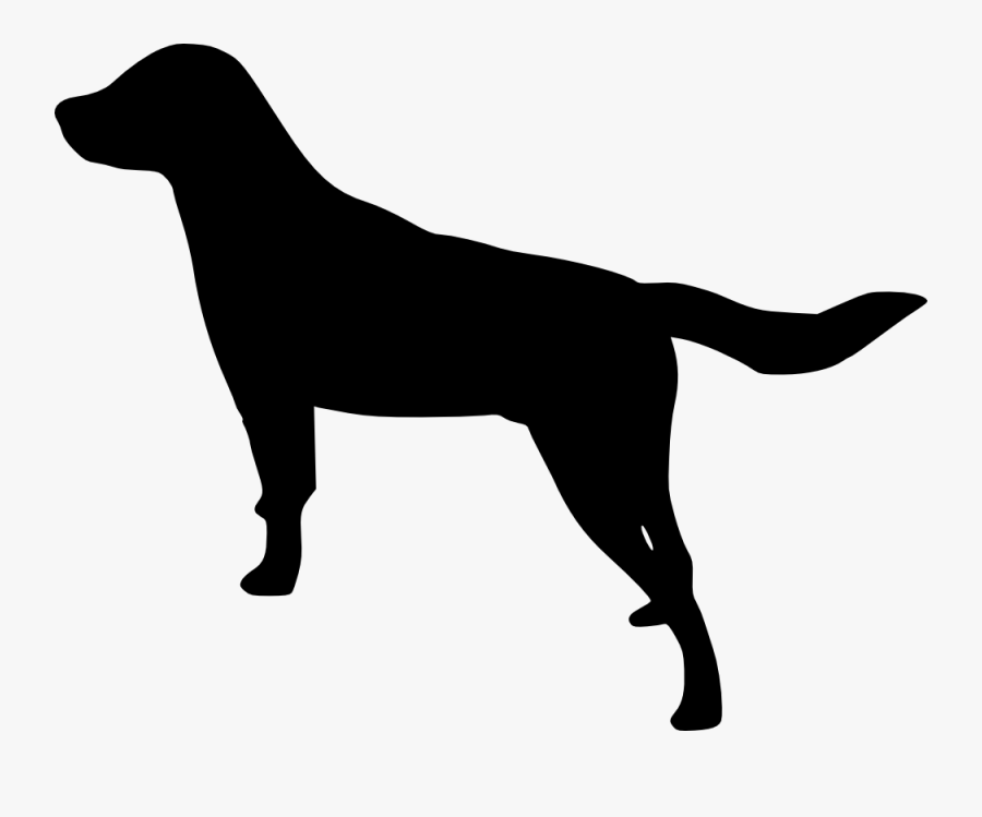 Labrador Retriever Puppy Clip Art - Transparent Background Dog Silhouette Png, Transparent Clipart