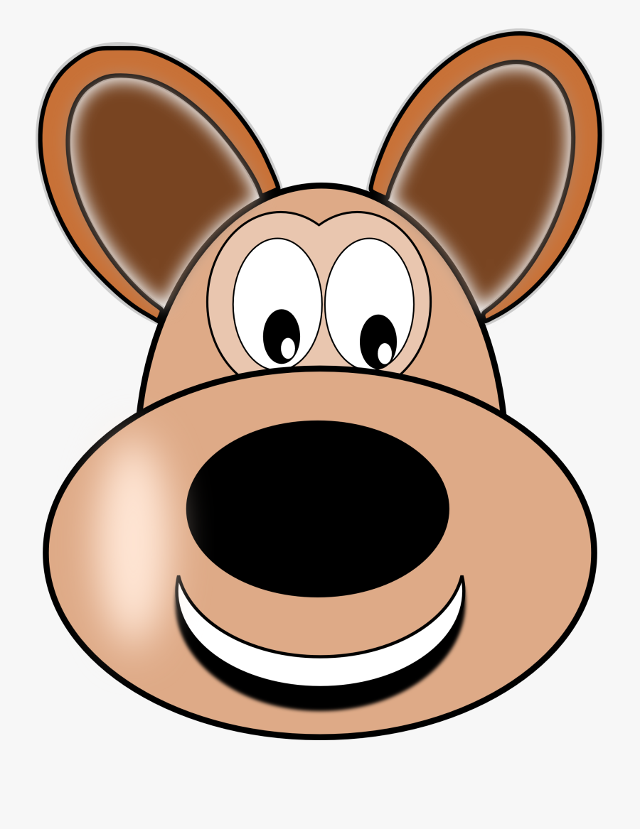 Labrador Clipart Face - Happy Dog Face Clipart, Transparent Clipart