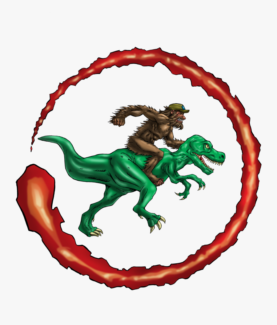 Bigfoot And T Rex, Transparent Clipart