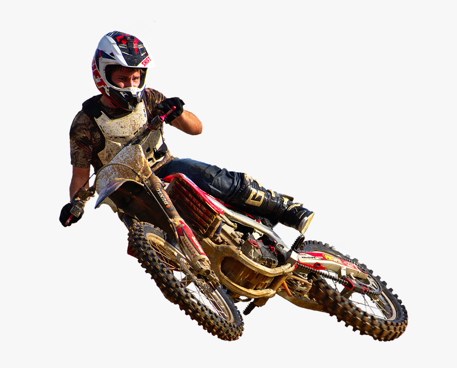 Motocross Whip Dirtbike - Dirt Bike Rider Png, Transparent Clipart