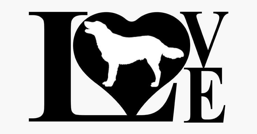 Dog Love Labrador Decal Sticker - Love Cats Clipart Black And White, Transparent Clipart
