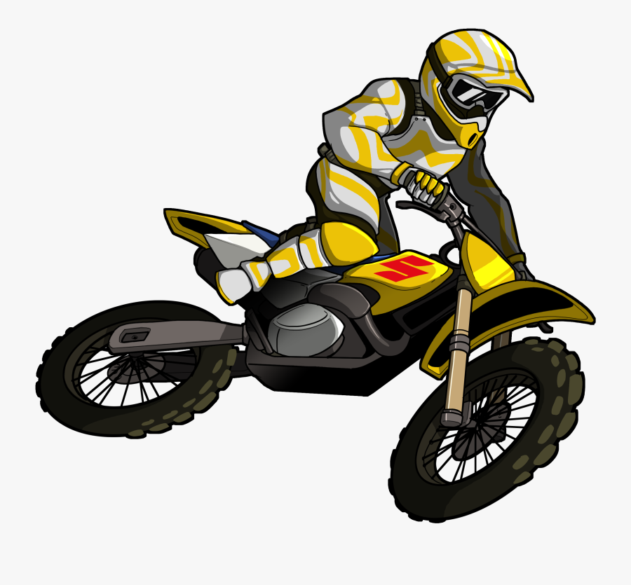 Clip Art Background Motocross - Gambar Motor Cross Png, Transparent Clipart
