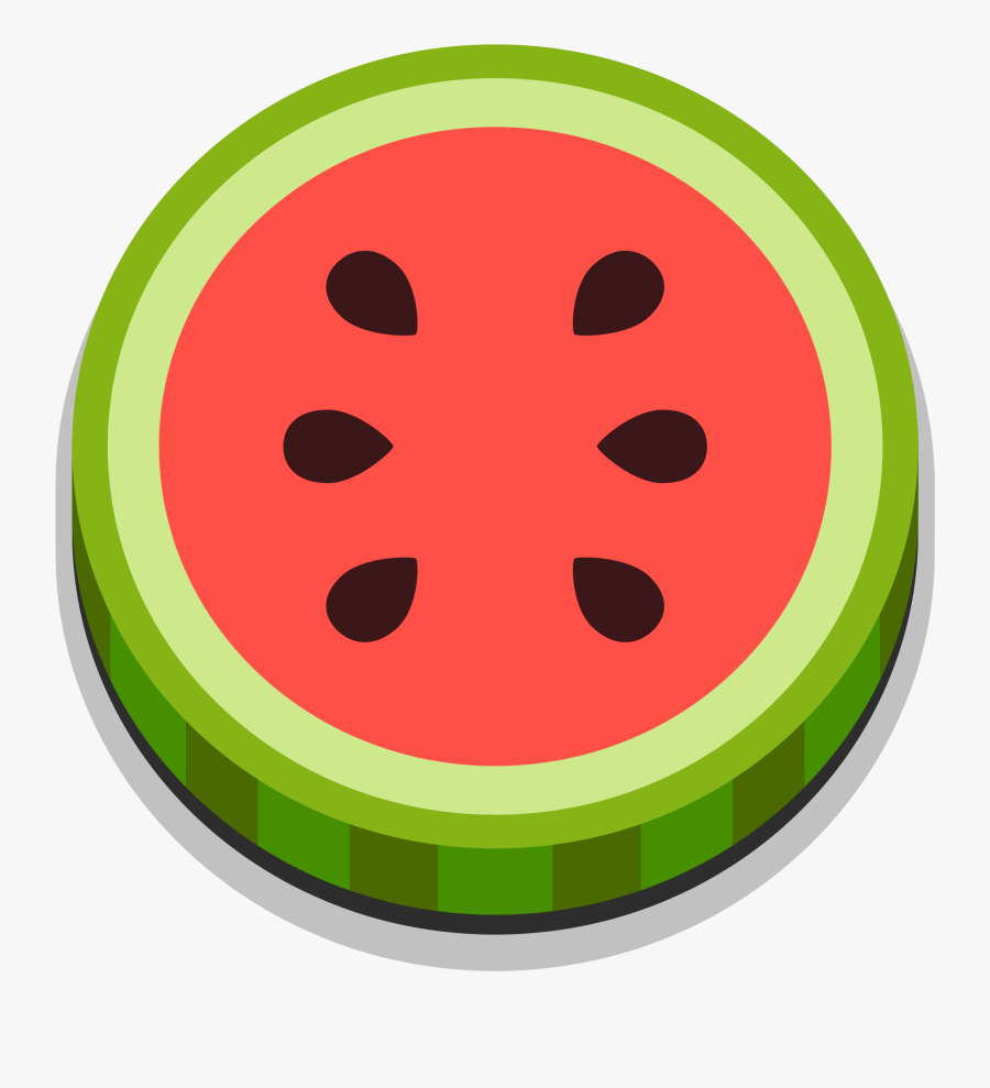 Clip Art Fruit Cartoon Images - Cartoon Watermelon, Transparent Clipart