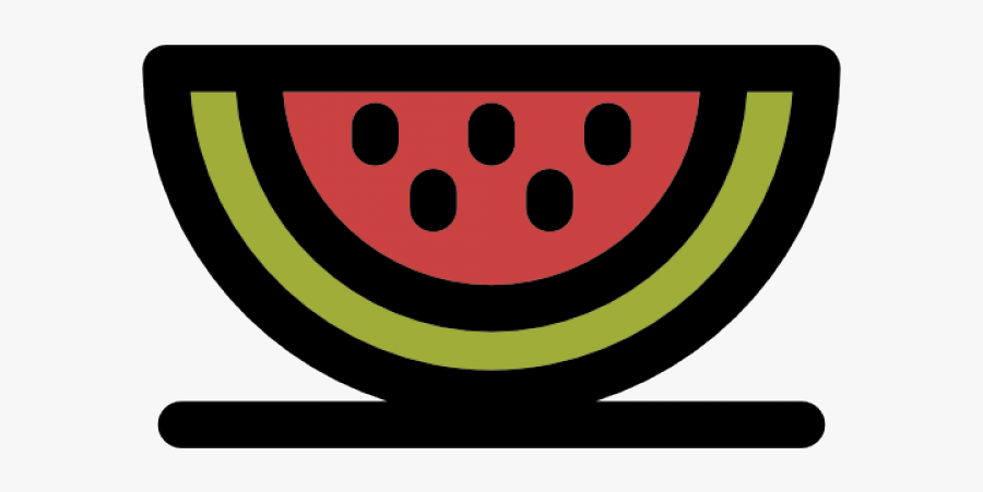Smiley Clipart Watermelon - Circle, Transparent Clipart