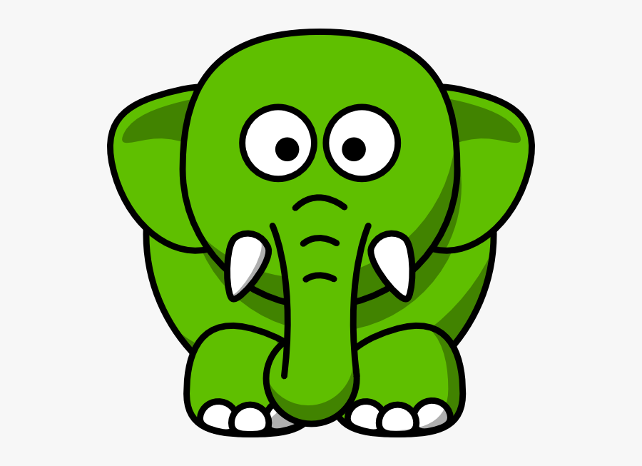 Cartoon Elephant Clipart, Transparent Clipart