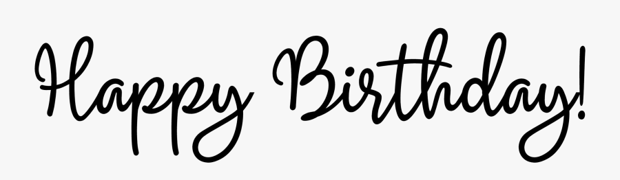 Happy Birthday Word Art Magenta - Transparent Happy Birthday Word Art, Transparent Clipart