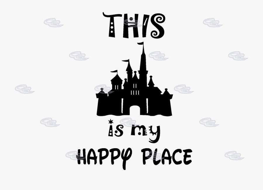 Transparent Disney Castle Silhouette Png - Poster, Transparent Clipart