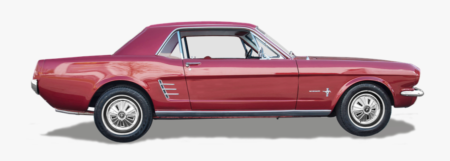 Ford, Mustang, Oldtimer, Automotive, Usa - 1965 Ford Mustang Cartoon, Transparent Clipart