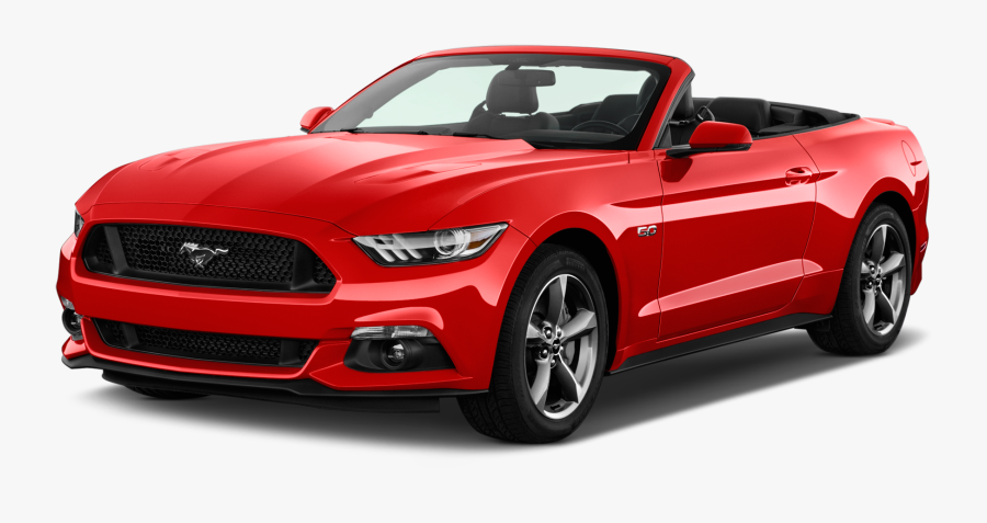 Red Mustang Convertible 2017, Transparent Clipart