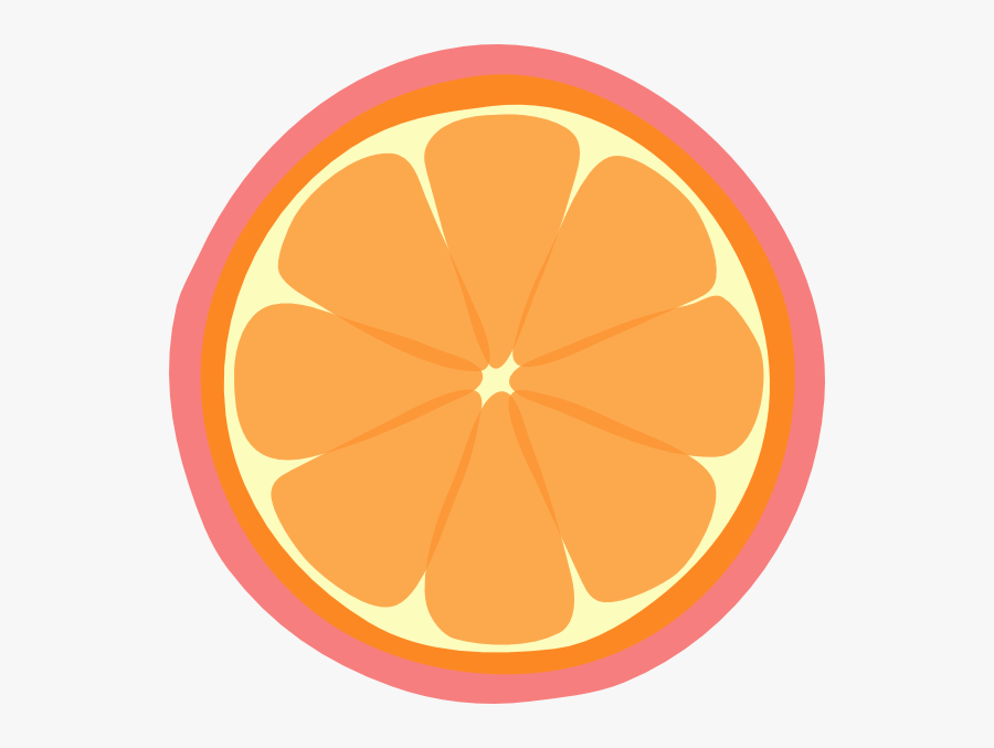Orange - Slice - Vector - Clip Art, Transparent Clipart