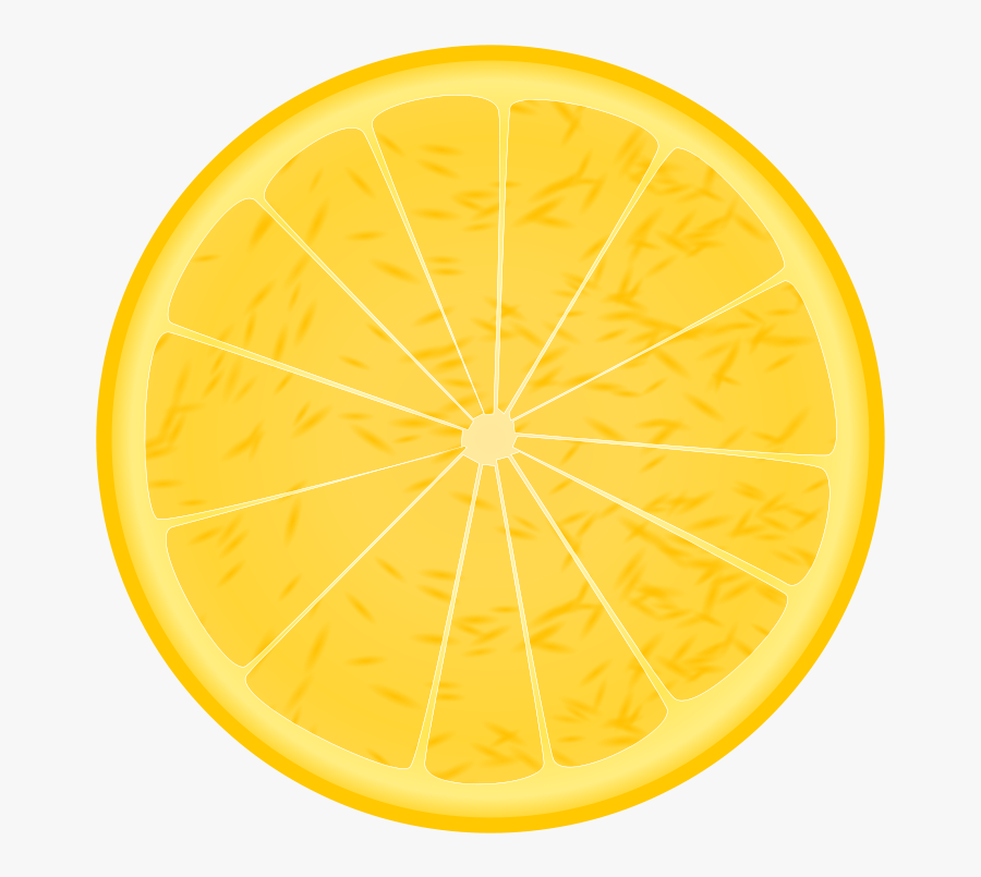 Orange Slice - Sliced Lemon Png, Transparent Clipart