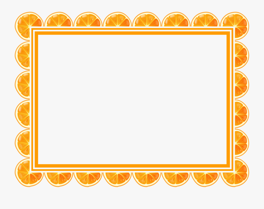Clip Art Png For Free - Orange Frame Clipart, Transparent Clipart
