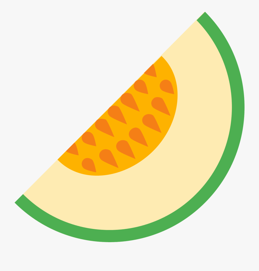This Is A Slice Of A Melon Fruit - Icon Melon, Transparent Clipart