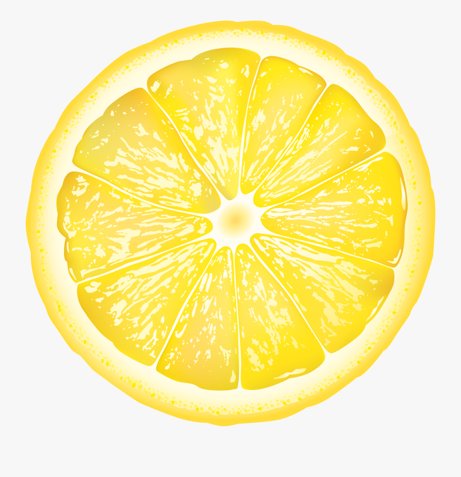 Lemon Slice Png Transparent, Transparent Clipart