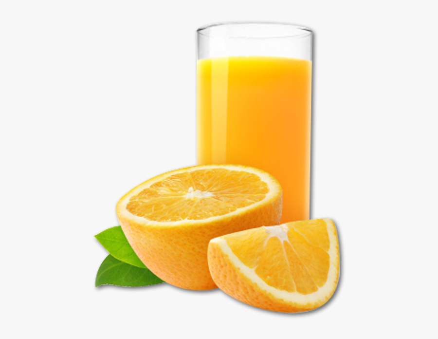 Transparent Orange Slice Clipart - Orange Juice Glass Png, Transparent Clipart