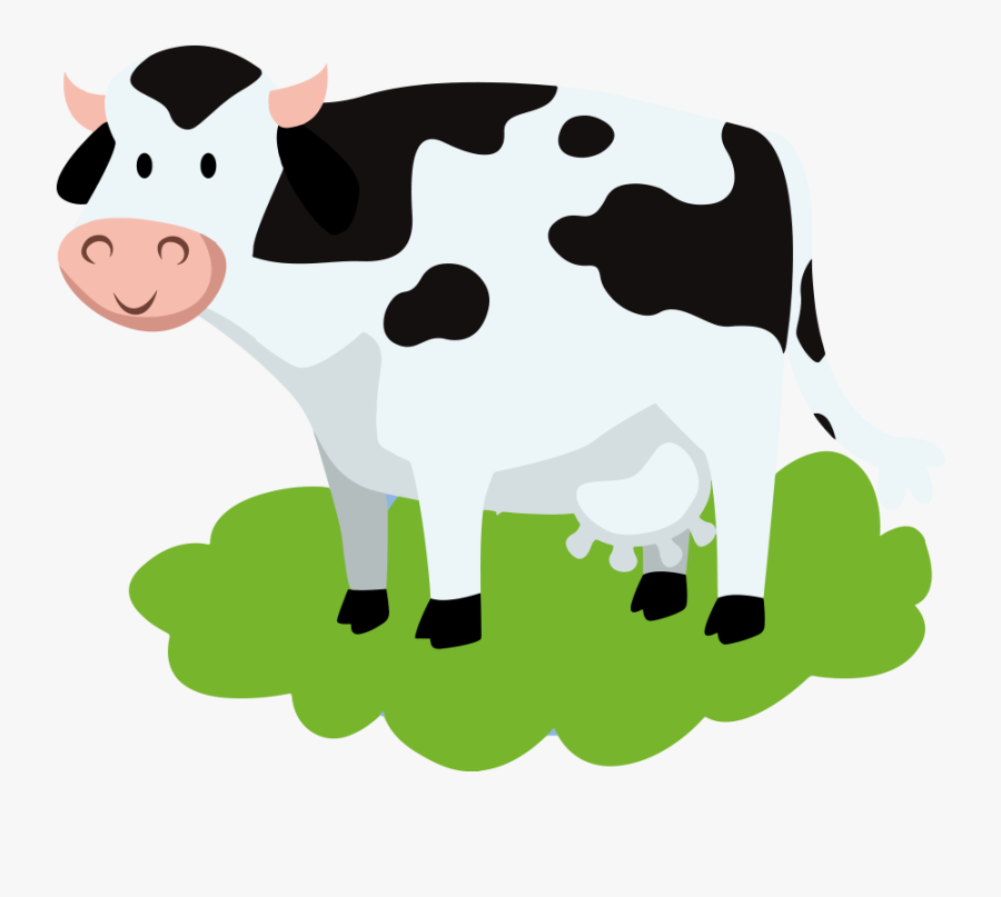Free Download High Quality Cartoon Cow Png Transparent - Cow Cartoon Png, Transparent Clipart