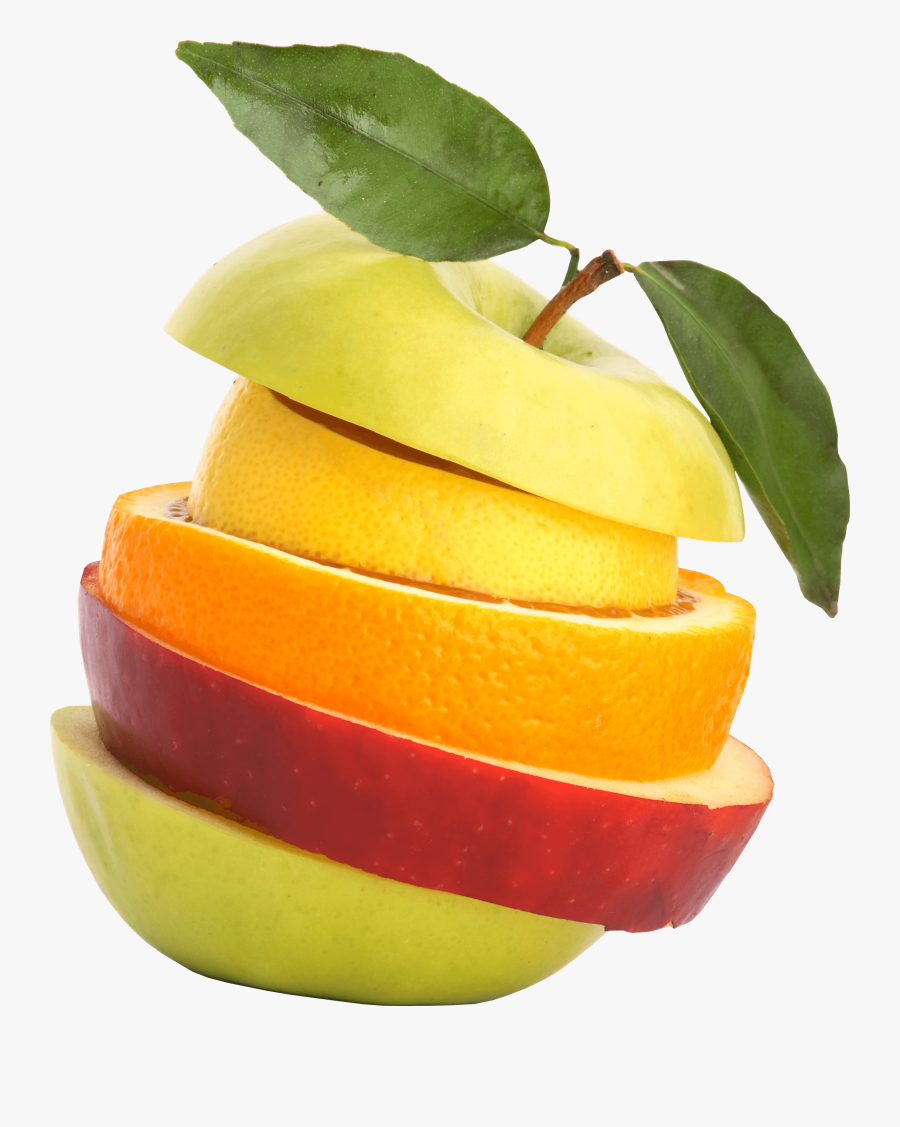 Transparent Clipart Image Fruit Slice Png - Fruits Slices, Transparent Clipart