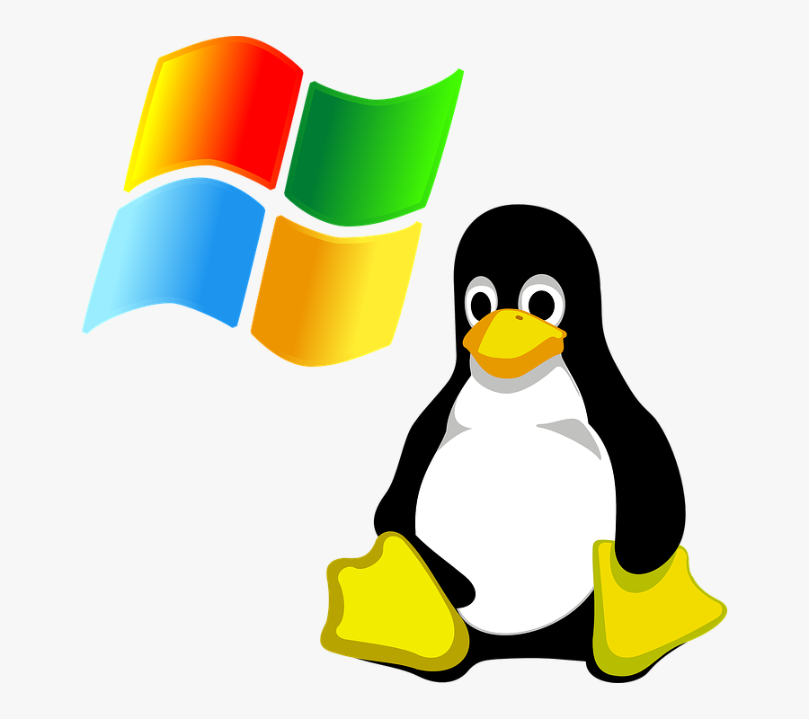 Windows Svg Clip Arts - Simbolo De Un Pinguino, Transparent Clipart