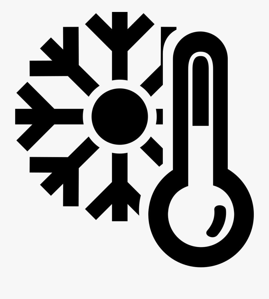 Mercury And A Snowflake - Frio Icon Png, Transparent Clipart