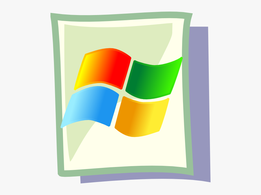 Windows Svg Clip Arts - Icono De Un Software, Transparent Clipart