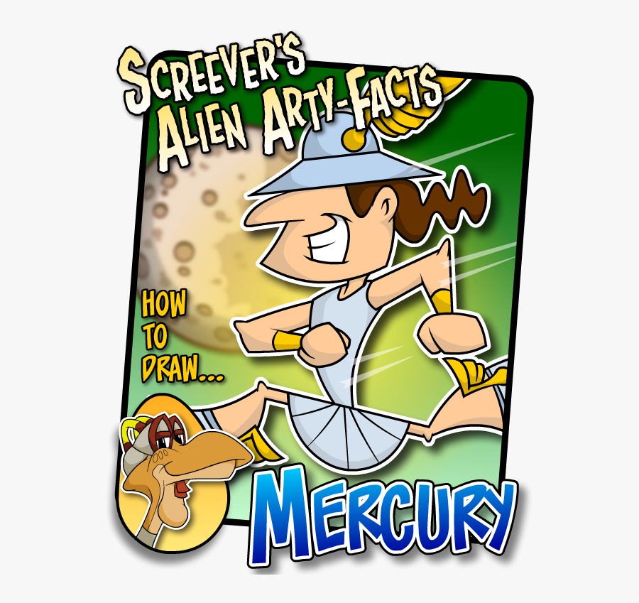 A New "screever"s Alien Arty-facts - Cartoon, Transparent Clipart