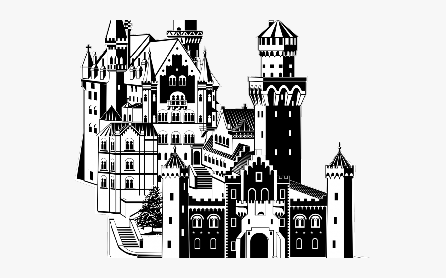 Neuschwanstein Castle Psd, Transparent Clipart
