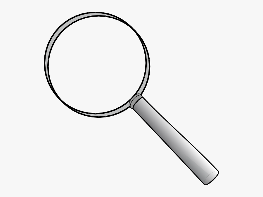 Magnifying Glass Clip Art Black And White, Transparent Clipart