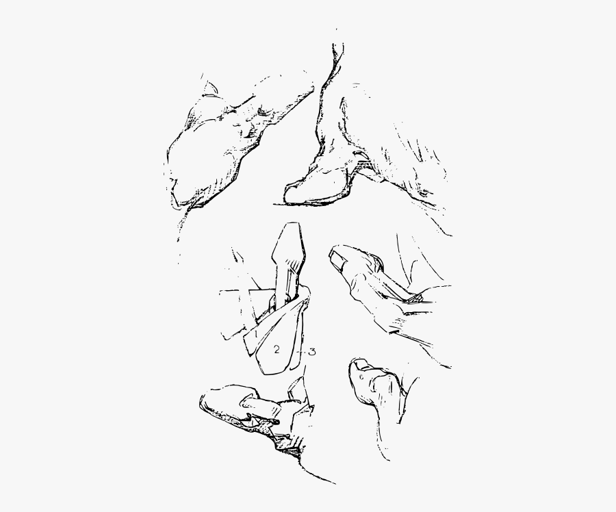 Constructive Anatomy Drawing Book 57 - Sketch, Transparent Clipart