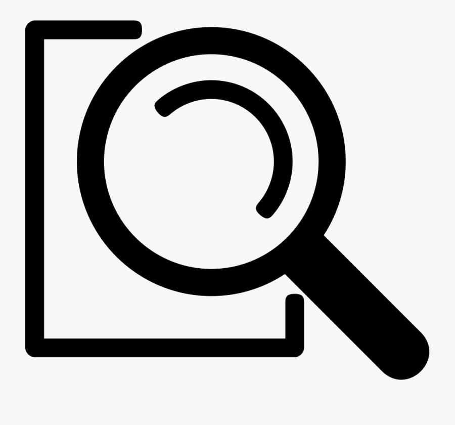 Clip Art,magnifying And White, Transparent Clipart