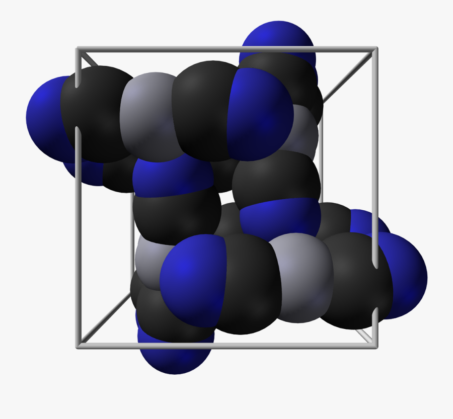 Mercury Cyanide Unit Cell 3d Sf - Cartoon, Transparent Clipart