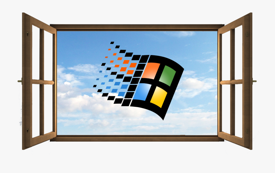 New Partnership With Windows On Windows - Windows 98 Se Logo, Transparent Clipart