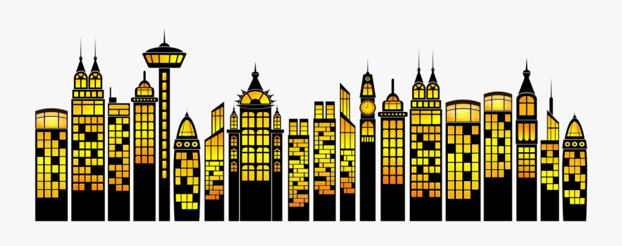 Public Domain Clip Art - Skyscrapers Clipart, Transparent Clipart