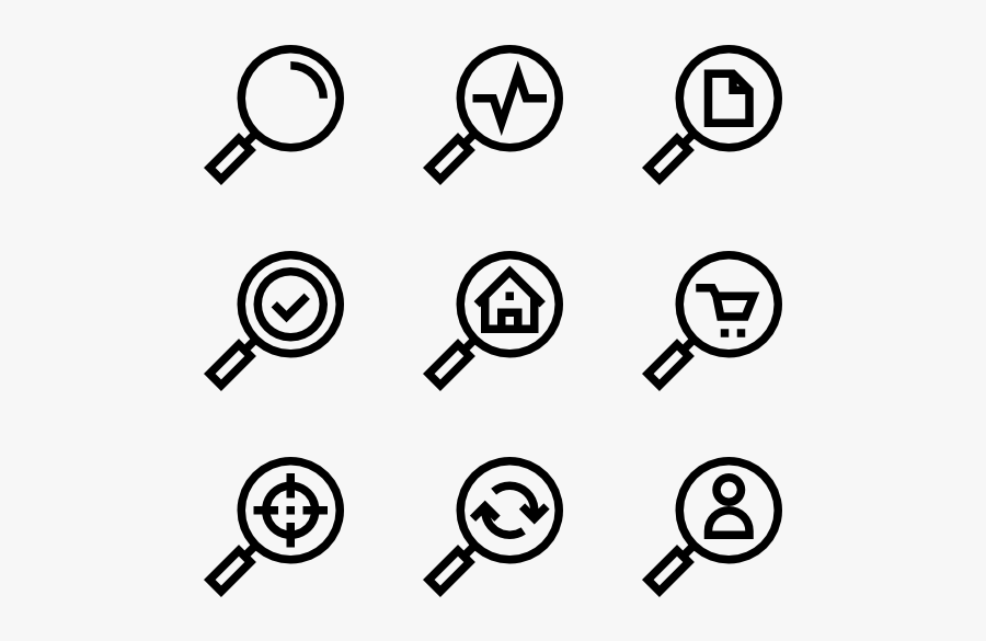 Clip Art Icons Free Vector Search - Customer Service Line Icon, Transparent Clipart