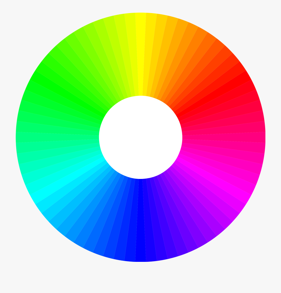 Color Psychology - Color Wheel 24 Colors, Transparent Clipart