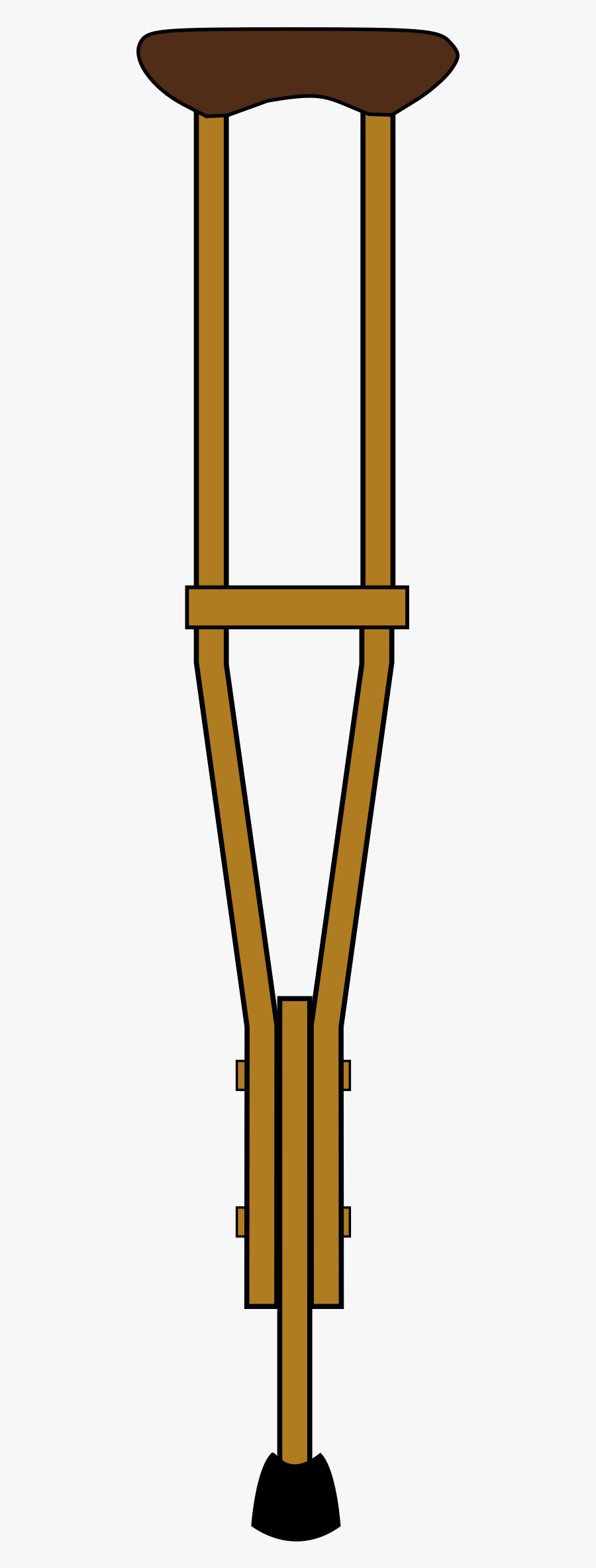 Clipart - Crutch Clipart, Transparent Clipart