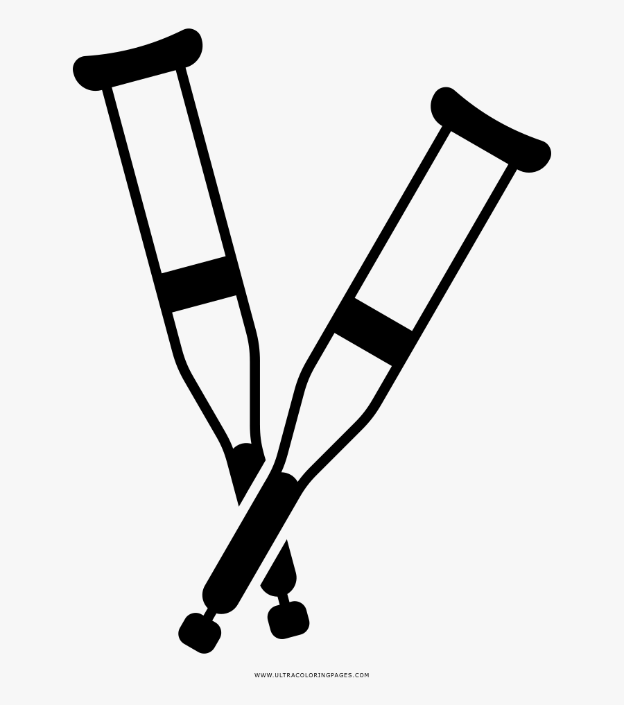 Clip Art Crutches Clipart - Png Crutches, Transparent Clipart