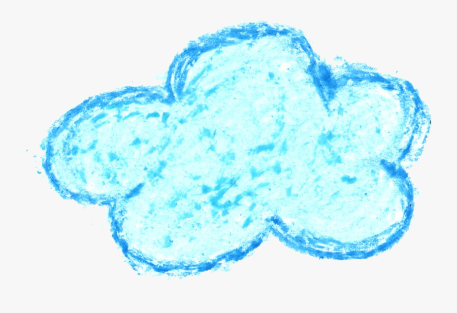 Transparent Crayon Scribble Clipart - Cloud Crayon Drawing Png, Transparent Clipart