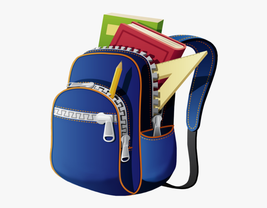 Ecole Crayons Tubes Clip - Backpack School Supplies Clipart, Transparent Clipart