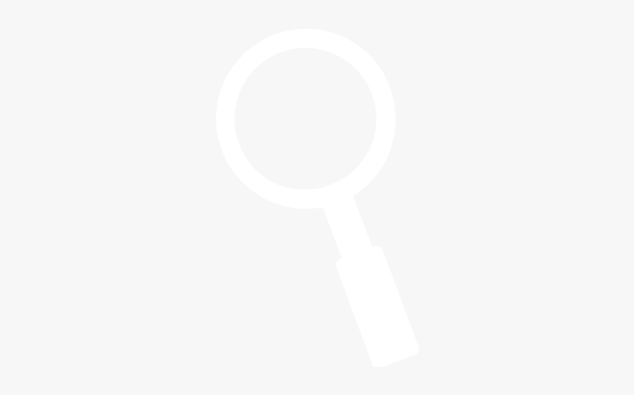 White Magnifying Glass Icon Png - Magnifying Glass White Icon, Transparent Clipart