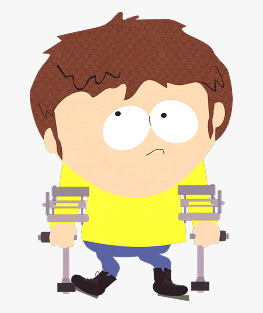 Clipart Man Crutch - Jimmy South Park Png, Transparent Clipart