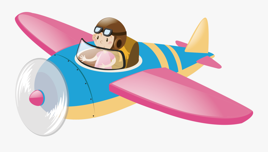 Avión De La Fotografía Clip Art - Pilot Airplane Clipart, Transparent Clipart