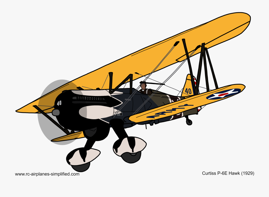 Plane Silhouette Png Clip Art Png M Transparent Png - Curtiss P 1 Hawk Art, Transparent Clipart