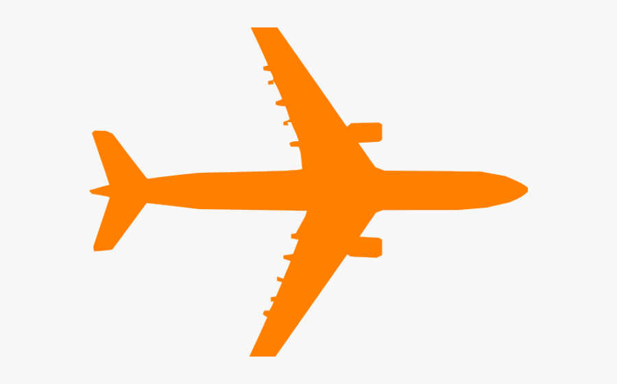 Plane From Above Png, Transparent Clipart